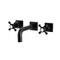 Kingston Brass KS6120BX Two-Handle Wall Mount Bathroom Faucet, Matte Black KS6120BX - alternate 1
